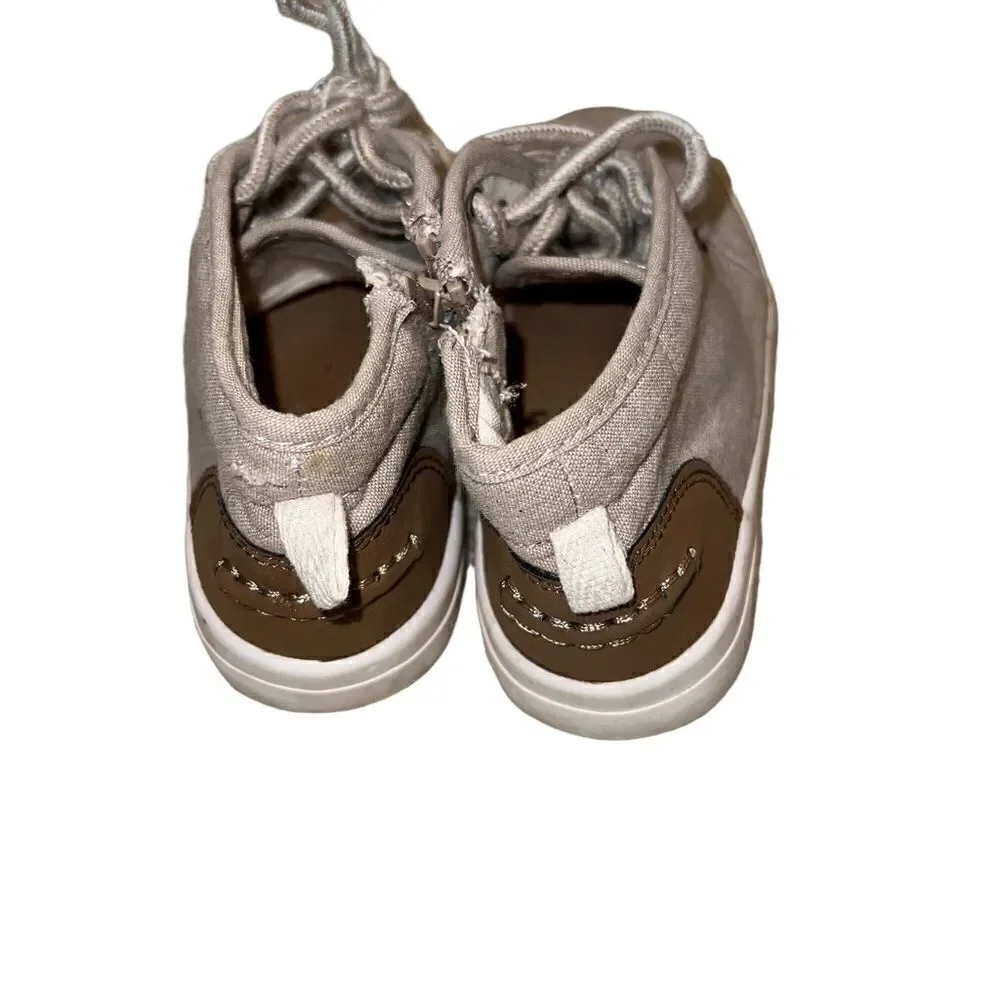 OshKosh B’Gosh Genuine kids high top sneakers with side zippers size 11 youth‎